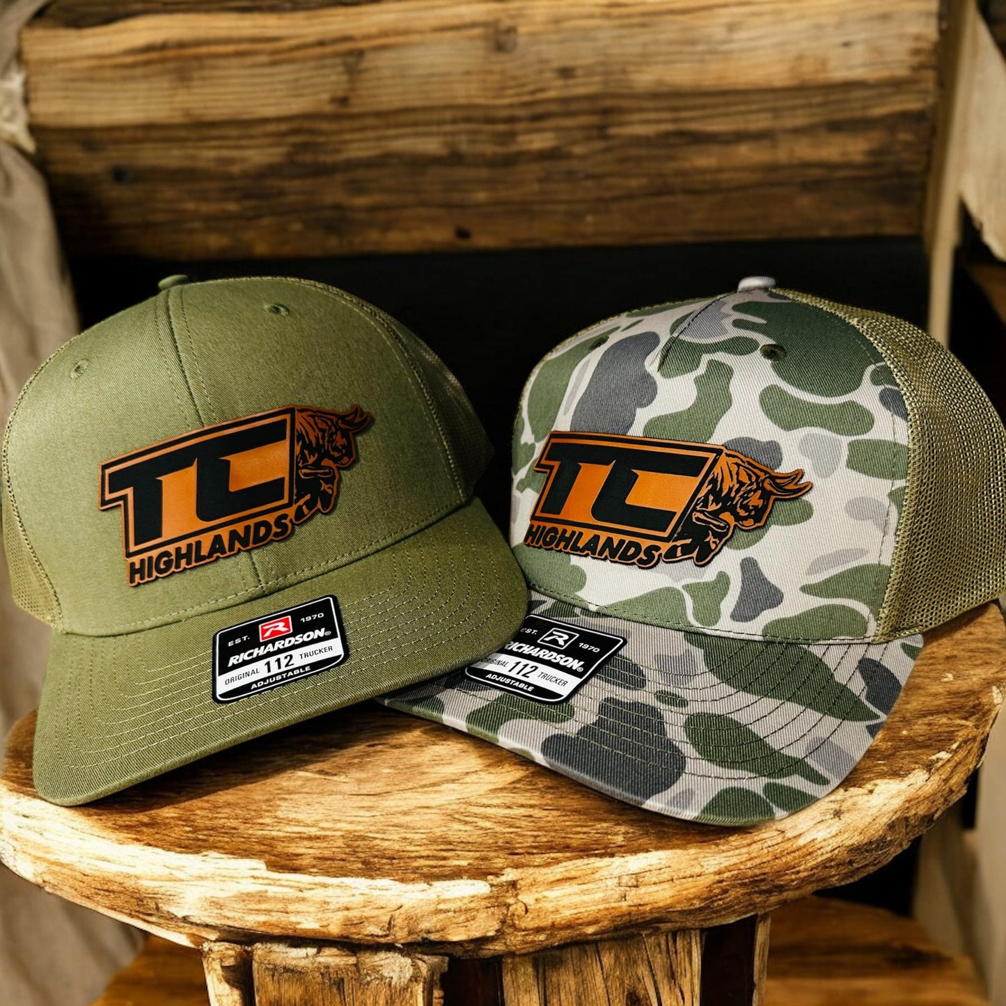 Bulk Custom Logo Richardson 112PFP Camo Patch Hats image 8