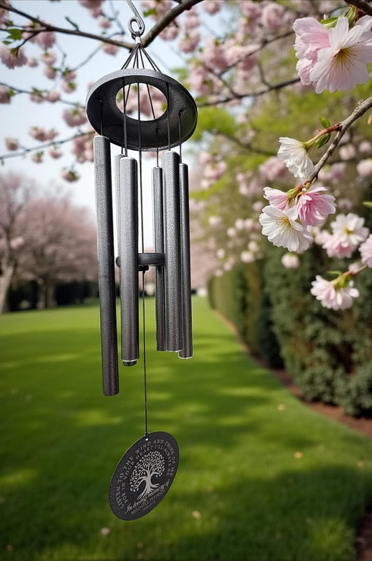 Personalized Memorial Wind Chime | Listen to the Wind | In Memory Of | Sympathy Gift